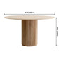 Contemporary Round Dining Table Pine Solid Wood Table with Pedestal Base Clearhalo ' dining_table' 'Dining Tables & Seating' 'Dining Tables' 'furn' 'furn_dining_table' 'Furniture' 'furniture_dining_table' 'Kitchen & Dining Furniture' 'kitchen&dining_furn' 'kitchen' 'kitchen_dining_table' 3642932