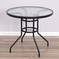 Glass Transparent Dining Table Simplicity 4 Legs Table for Dining Room 31.5"L x 31.5"W x 27.6"H Without Chairs Clearhalo ' dining_table' 'Dining Tables & Seating' 'Dining Tables' 'furn' 'furn_dining_table' 'Furniture' 'furniture_dining_table' 'Kitchen & Dining Furniture' 'kitchen&dining_furn' 'kitchen' 'kitchen_dining_table' 3642942