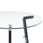 Round 3 Legs Modern Dining Table Transparent Fixed Table of Clear Glass Clearhalo ' dining_table' 'Dining Tables & Seating' 'Dining Tables' 'furn' 'furn_dining_table' 'Furniture' 'furniture_dining_table' 'Kitchen & Dining Furniture' 'kitchen&dining_furn' 'kitchen' 'kitchen_dining_table' 3642955
