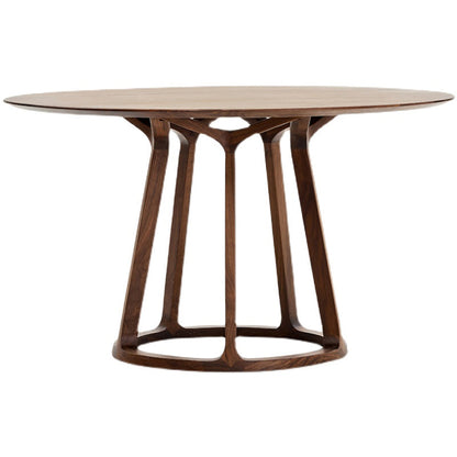 Round Pedestal Table Stone Dining Room Home Furniture with Pine Solid Wood Without Chairs Clearhalo ' dining_table' 'Dining Tables & Seating' 'Dining Tables' 'furn' 'furn_dining_table' 'Furniture' 'furniture_dining_table' 'Kitchen & Dining Furniture' 'kitchen&dining_furn' 'kitchen' 'kitchen_dining_table' 3642972