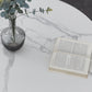 Modern Style Stone Dining Table Tulip Base Dining Site Table, for Dining Room Clearhalo ' dining_table' 'Dining Tables & Seating' 'Dining Tables' 'furn' 'furn_dining_table' 'Furniture' 'furniture_dining_table' 'Kitchen & Dining Furniture' 'kitchen&dining_furn' 'kitchen' 'kitchen_dining_table' 3642993