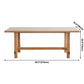 Solid Wood Rectangle Dining Table Modern Contemporary Kitchen Wood Table with Trestle Base Clearhalo ' dining_table' 'Dining Tables & Seating' 'Dining Tables' 'Furniture' 'furniture_dining_table' 'Kitchen & Dining Furniture' 'kitchen&dining_furn' 'kitchen' 'kitchen_dining_table' 3643101