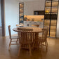 Round Solid Wood Brown Tone Dining Table Simplicity Pedestal Table for Dining Room Clearhalo ' dining_table' 'Dining Tables & Seating' 'Dining Tables' 'furn' 'furn_dining_table' 'Furniture' 'furniture_dining_table' 'Kitchen & Dining Furniture' 'kitchen&dining_furn' 'kitchen' 'kitchen_dining_table' 3643103