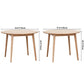 Round Pine Solid Wood Table Modern Dining Table with 4 Legs for Restaurant Clearhalo ' dining_table' 'Dining Tables & Seating' 'Dining Tables' 'furn' 'furn_dining_table' 'Furniture' 'furniture_dining_table' 'Kitchen & Dining Furniture' 'kitchen&dining_furn' 'kitchen' 'kitchen_dining_table' 3643146