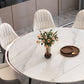 Modern Style Sintered Stone Dining Table White Round Table with Black Legs Clearhalo ' dining_table' 'Dining Tables & Seating' 'Dining Tables' 'furn' 'furn_dining_table' 'Furniture' 'furniture_dining_table' 'Kitchen & Dining Furniture' 'kitchen&dining_furn' 'kitchen' 'kitchen_dining_table' 3643155