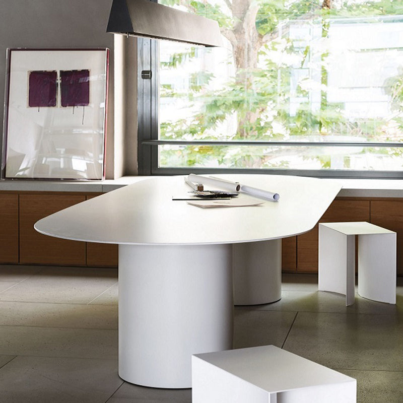 Solid Wood Contemporary Oval Dining Table Wood Top Table for Dining Room and Kitchen Clearhalo ' dining_table' 'Dining Tables & Seating' 'Dining Tables' 'furn' 'furn_dining_table' 'Furniture' 'furniture_dining_table' 'Kitchen & Dining Furniture' 'kitchen&dining_furn' 'kitchen' 'kitchen_dining_table' 3643186