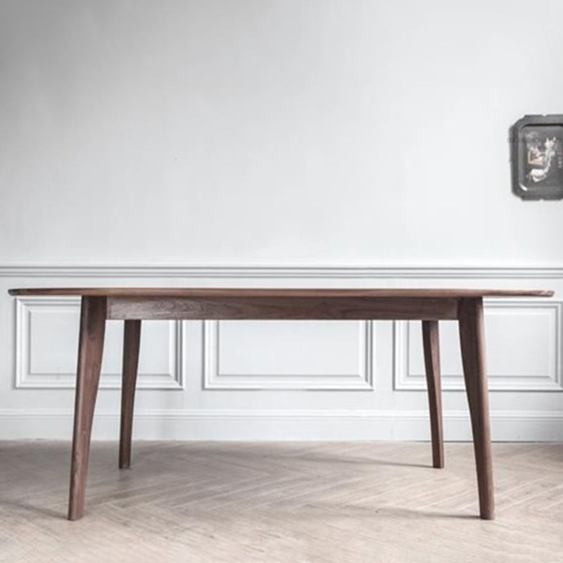 Contemporary Oval Dining Table Pine Solid Wood Table with 4 Legs for Dining Room Clearhalo ' dining_table' 'Dining Tables & Seating' 'Dining Tables' 'furn' 'furn_dining_table' 'Furniture' 'furniture_dining_table' 'Kitchen & Dining Furniture' 'kitchen&dining_furn' 'kitchen' 'kitchen_dining_table' 3643212