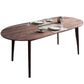Contemporary Oval Dining Table Pine Solid Wood Table with 4 Legs for Dining Room Clearhalo ' dining_table' 'Dining Tables & Seating' 'Dining Tables' 'furn' 'furn_dining_table' 'Furniture' 'furniture_dining_table' 'Kitchen & Dining Furniture' 'kitchen&dining_furn' 'kitchen' 'kitchen_dining_table' 3643214