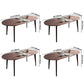 Contemporary Oval Dining Table Pine Solid Wood Table with 4 Legs for Dining Room Clearhalo ' dining_table' 'Dining Tables & Seating' 'Dining Tables' 'furn' 'furn_dining_table' 'Furniture' 'furniture_dining_table' 'Kitchen & Dining Furniture' 'kitchen&dining_furn' 'kitchen' 'kitchen_dining_table' 3643216