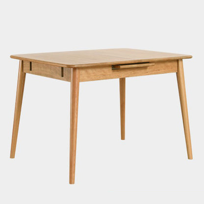 Rectangle Solid Wood Foldable Table Modern Dining Table with 4 Legs for Restaurant Natural Without Chairs Clearhalo ' dining_table' 'Dining Tables & Seating' 'Dining Tables' 'furn' 'furn_dining_table' 'Furniture' 'furniture_dining_table' 'Kitchen & Dining Furniture' 'kitchen&dining_furn' 'kitchen' 'kitchen_dining_table' 3643227