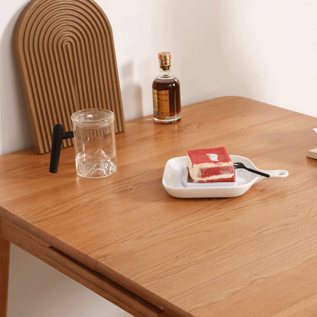 Rectangle Solid Wood Foldable Table Modern Dining Table with 4 Legs for Restaurant Clearhalo ' dining_table' 'Dining Tables & Seating' 'Dining Tables' 'furn' 'furn_dining_table' 'Furniture' 'furniture_dining_table' 'Kitchen & Dining Furniture' 'kitchen&dining_furn' 'kitchen' 'kitchen_dining_table' 3643229