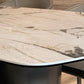Metal Contemporary Rectangle Table Sintered Stone Dining Table with Pedestal Base Clearhalo ' dining_table' 'Dining Tables & Seating' 'Dining Tables' 'furn' 'furn_dining_table' 'Furniture' 'furniture_dining_table' 'Kitchen & Dining Furniture' 'kitchen&dining_furn' 'kitchen' 'kitchen_dining_table' 3643337