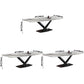 Metal Contemporary Rectangle Table Sintered Stone Dining Table with Pedestal Base Clearhalo ' dining_table' 'Dining Tables & Seating' 'Dining Tables' 'furn' 'furn_dining_table' 'Furniture' 'furniture_dining_table' 'Kitchen & Dining Furniture' 'kitchen&dining_furn' 'kitchen' 'kitchen_dining_table' 3643338