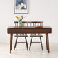 Rectangle White Oak Solid Wood Table Foldable Dining Table with 4 Legs for Restaurant Clearhalo ' dining_table' 'Dining Tables & Seating' 'Dining Tables' 'furn' 'furn_dining_table' 'Furniture' 'furniture_dining_table' 'Kitchen & Dining Furniture' 'kitchen&dining_furn' 'kitchen' 'kitchen_dining_table' 3643340
