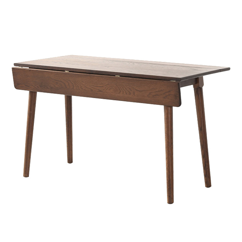 Rectangle White Oak Solid Wood Table Foldable Dining Table with 4 Legs for Restaurant Without Chairs Clearhalo ' dining_table' 'Dining Tables & Seating' 'Dining Tables' 'furn' 'furn_dining_table' 'Furniture' 'furniture_dining_table' 'Kitchen & Dining Furniture' 'kitchen&dining_furn' 'kitchen' 'kitchen_dining_table' 3643343