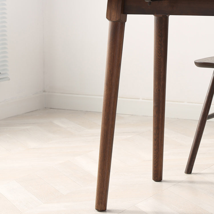 Rectangle White Oak Solid Wood Table Foldable Dining Table with 4 Legs for Restaurant Clearhalo ' dining_table' 'Dining Tables & Seating' 'Dining Tables' 'furn' 'furn_dining_table' 'Furniture' 'furniture_dining_table' 'Kitchen & Dining Furniture' 'kitchen&dining_furn' 'kitchen' 'kitchen_dining_table' 3643346