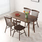 Rectangle White Oak Solid Wood Table Foldable Dining Table with 4 Legs for Restaurant Clearhalo ' dining_table' 'Dining Tables & Seating' 'Dining Tables' 'furn' 'furn_dining_table' 'Furniture' 'furniture_dining_table' 'Kitchen & Dining Furniture' 'kitchen&dining_furn' 'kitchen' 'kitchen_dining_table' 3643348