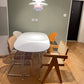 Metal Modern Oval Dining Table Sintered Stone Dining Table with 4 Legs Clearhalo ' dining_table' 'Dining Tables & Seating' 'Dining Tables' 'furn' 'furn_dining_table' 'Furniture' 'furniture_dining_table' 'Kitchen & Dining Furniture' 'kitchen&dining_furn' 'kitchen' 'kitchen_dining_table' 3643357