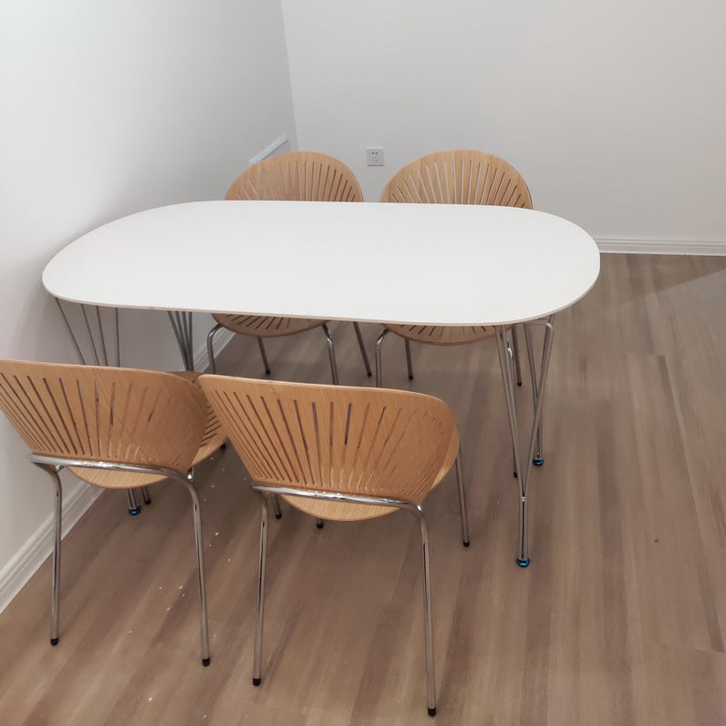 Metal Modern Oval Dining Table Sintered Stone Dining Table with 4 Legs Clearhalo ' dining_table' 'Dining Tables & Seating' 'Dining Tables' 'furn' 'furn_dining_table' 'Furniture' 'furniture_dining_table' 'Kitchen & Dining Furniture' 'kitchen&dining_furn' 'kitchen' 'kitchen_dining_table' 3643361