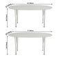Metal Modern Oval Dining Table Sintered Stone Dining Table with 4 Legs Clearhalo ' dining_table' 'Dining Tables & Seating' 'Dining Tables' 'furn' 'furn_dining_table' 'Furniture' 'furniture_dining_table' 'Kitchen & Dining Furniture' 'kitchen&dining_furn' 'kitchen' 'kitchen_dining_table' 3643364