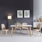Sintered Stone Modern Rectangle Dining Table White Stone Top Table with Wooden 4 Legs Clearhalo ' dining_table' 'Dining Tables & Seating' 'Dining Tables' 'furn' 'furn_dining_table' 'Furniture' 'furniture_dining_table' 'Kitchen & Dining Furniture' 'kitchen&dining_furn' 'kitchen' 'kitchen_dining_table' 3643420