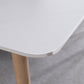 Sintered Stone Modern Rectangle Dining Table White Stone Top Table with Wooden 4 Legs Clearhalo ' dining_table' 'Dining Tables & Seating' 'Dining Tables' 'furn' 'furn_dining_table' 'Furniture' 'furniture_dining_table' 'Kitchen & Dining Furniture' 'kitchen&dining_furn' 'kitchen' 'kitchen_dining_table' 3643425
