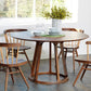 Simplicity Home Solid Wood Dining Table Round Shape Dining Table with Pedestal Base Clearhalo ' dining_table' 'Dining Tables & Seating' 'Dining Tables' 'furn' 'furn_dining_table' 'Furniture' 'furniture_dining_table' 'Kitchen & Dining Furniture' 'kitchen&dining_furn' 'kitchen' 'kitchen_dining_table' 3643432