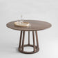 Simplicity Home Solid Wood Dining Table Round Shape Dining Table with Pedestal Base Clearhalo ' dining_table' 'Dining Tables & Seating' 'Dining Tables' 'furn' 'furn_dining_table' 'Furniture' 'furniture_dining_table' 'Kitchen & Dining Furniture' 'kitchen&dining_furn' 'kitchen' 'kitchen_dining_table' 3643433