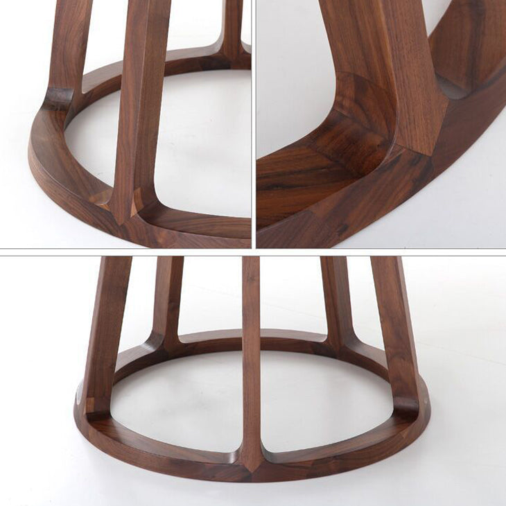 Simplicity Home Solid Wood Dining Table Round Shape Dining Table with Pedestal Base Clearhalo ' dining_table' 'Dining Tables & Seating' 'Dining Tables' 'furn' 'furn_dining_table' 'Furniture' 'furniture_dining_table' 'Kitchen & Dining Furniture' 'kitchen&dining_furn' 'kitchen' 'kitchen_dining_table' 3643437
