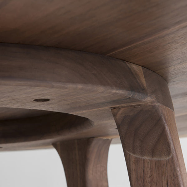 Simplicity Home Solid Wood Dining Table Round Shape Dining Table with Pedestal Base Clearhalo ' dining_table' 'Dining Tables & Seating' 'Dining Tables' 'furn' 'furn_dining_table' 'Furniture' 'furniture_dining_table' 'Kitchen & Dining Furniture' 'kitchen&dining_furn' 'kitchen' 'kitchen_dining_table' 3643438