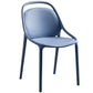 Contemporary Style Stackable Dining Chair Plastic Open Back Side Chair Blue 1 Piece Clearhalo ' kitchen&dining_furn' 'Dining Chairs' 'Dining Tables & Seating' 'dining_chair' 'furn' 'furn_dining_chair' 'Furniture' 'furniture_dining_chair' 'Kitchen & Dining Furniture' 'kitchen' 3643527