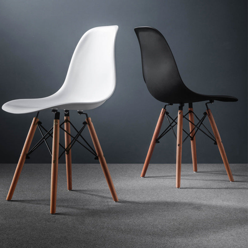 Glam Style Wooden Side Chair Matte Finish Dining Chair for Dinning Room Clearhalo ' kitchen&dining_furn' 'Dining Chairs' 'Dining Tables & Seating' 'dining_chair' 'Furniture' 'furniture_dining_chair' 'Kitchen & Dining Furniture' 'kitchen' 3643535