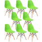 Glam Style Wooden Side Chair Matte Finish Dining Chair for Dinning Room Green Set of 8 Clearhalo ' kitchen&dining_furn' 'Dining Chairs' 'Dining Tables & Seating' 'dining_chair' 'Furniture' 'furniture_dining_chair' 'Kitchen & Dining Furniture' 'kitchen' 3643558