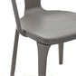 Contemporary Home Arm Chair Slat Back Plastic Stackable Dining Room Chair Clearhalo ' kitchen&dining_furn' 'Dining Chairs' 'Dining Tables & Seating' 'dining_chair' 'furn' 'furn_dining_chair' 'Furniture' 'furniture_dining_chair' 'Kitchen & Dining Furniture' 'kitchen' 3643597