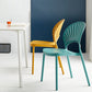Contemporary Style Plastic Open Side Chair Colorful Stacking Dining Chairr for Home Clearhalo ' kitchen&dining_furn' 'Dining Chairs' 'Dining Tables & Seating' 'dining_chair' 'furn' 'furn_dining_chair' 'Furniture' 'furniture_dining_chair' 'Kitchen & Dining Furniture' 'kitchen' 3643619