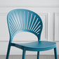 Contemporary Style Plastic Open Side Chair Colorful Stacking Dining Chairr for Home Clearhalo ' kitchen&dining_furn' 'Dining Chairs' 'Dining Tables & Seating' 'dining_chair' 'furn' 'furn_dining_chair' 'Furniture' 'furniture_dining_chair' 'Kitchen & Dining Furniture' 'kitchen' 3643634