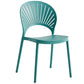 Contemporary Style Plastic Open Side Chair Colorful Stacking Dining Chairr for Home Lake Green 1 Piece Clearhalo ' kitchen&dining_furn' 'Dining Chairs' 'Dining Tables & Seating' 'dining_chair' 'furn' 'furn_dining_chair' 'Furniture' 'furniture_dining_chair' 'Kitchen & Dining Furniture' 'kitchen' 3643643