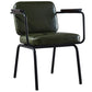 Modern Industrial Style Leather Solid Back Side Chair 31"H Dining Chair for Restaurant Bedroom Clearhalo ' kitchen&dining_furn' 'Dining Chairs' 'Dining Tables & Seating' 'dining_chair' 'furn' 'furn_dining_chair' 'Furniture' 'furniture_dining_chair' 'Kitchen & Dining Furniture' 'kitchen' 3643712