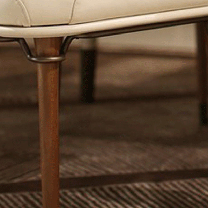 Contemporary Style Leather Chair Armless Parsons Chair with Wooden Legs for Home Use Clearhalo ' kitchen&dining_furn' 'Dining Chairs' 'Dining Tables & Seating' 'dining_chair' 'furn' 'furn_dining_chair' 'Furniture' 'furniture_dining_chair' 'Kitchen & Dining Furniture' 'kitchen' 3643752