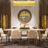 Contemporary Style Leather Chair Armless Parsons Chair with Wooden Legs for Home Use Clearhalo ' kitchen&dining_furn' 'Dining Chairs' 'Dining Tables & Seating' 'dining_chair' 'furn' 'furn_dining_chair' 'Furniture' 'furniture_dining_chair' 'Kitchen & Dining Furniture' 'kitchen' 3643757