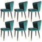 Contemporary Kitchen Fabric Dining Chair Wingback Side Chair for Home Use Green 6 Piece Set Clearhalo ' kitchen&dining_furn' 'Dining Chairs' 'Dining Tables & Seating' 'dining_chair' 'furn' 'furn_dining_chair' 'Furniture' 'furniture_dining_chair' 'Kitchen & Dining Furniture' 'kitchen' 3643764