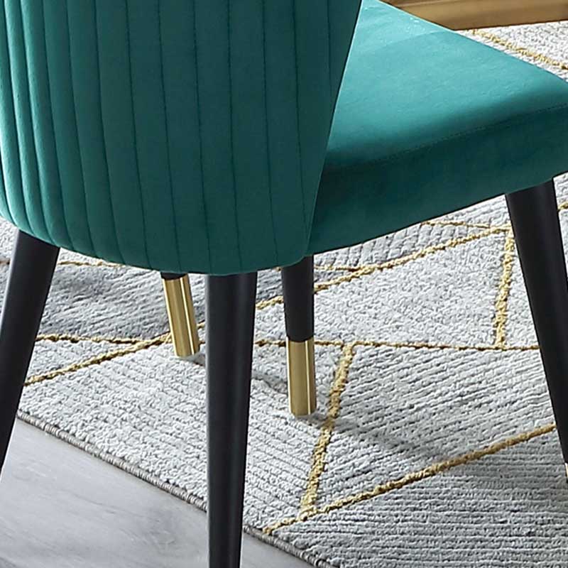 Contemporary Kitchen Fabric Dining Chair Wingback Side Chair for Home Use Clearhalo ' kitchen&dining_furn' 'Dining Chairs' 'Dining Tables & Seating' 'dining_chair' 'furn' 'furn_dining_chair' 'Furniture' 'furniture_dining_chair' 'Kitchen & Dining Furniture' 'kitchen' 3643774