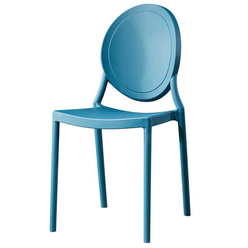 Glam Style Plastic Side Chair Matte Finish Dining Chair for Dinning Room Clearhalo ' kitchen&dining_furn' 'Dining Chairs' 'Dining Tables & Seating' 'dining_chair' 'furn' 'furn_dining_chair' 'Furniture' 'furniture_dining_chair' 'Kitchen & Dining Furniture' 'kitchen' 3643787