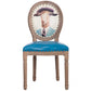 Solid Wood Country Style Dining Room Chair Matte Finish King Louis Back Side Chair Blue 1 Piece Clearhalo ' kitchen&dining_furn' 'Dining Chairs' 'Dining Tables & Seating' 'dining_chair' 'furn' 'furn_dining_chair' 'Furniture' 'furniture_dining_chair' 'Kitchen & Dining Furniture' 'kitchen' 3643826