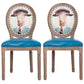 Solid Wood Country Style Dining Room Chair Matte Finish King Louis Back Side Chair Blue 2 Piece Set Clearhalo ' kitchen&dining_furn' 'Dining Chairs' 'Dining Tables & Seating' 'dining_chair' 'furn' 'furn_dining_chair' 'Furniture' 'furniture_dining_chair' 'Kitchen & Dining Furniture' 'kitchen' 3643828
