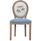 Solid Wood Country Style Dining Room Chair Matte Finish King Louis Back Side Chair Light Blue 1 Piece Clearhalo ' kitchen&dining_furn' 'Dining Chairs' 'Dining Tables & Seating' 'dining_chair' 'furn' 'furn_dining_chair' 'Furniture' 'furniture_dining_chair' 'Kitchen & Dining Furniture' 'kitchen' 3643830
