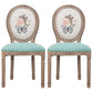 Solid Wood Country Style Dining Room Chair Matte Finish King Louis Back Side Chair Light Green 2 Piece Set Clearhalo ' kitchen&dining_furn' 'Dining Chairs' 'Dining Tables & Seating' 'dining_chair' 'furn' 'furn_dining_chair' 'Furniture' 'furniture_dining_chair' 'Kitchen & Dining Furniture' 'kitchen' 3643837