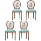 Solid Wood Country Style Dining Room Chair Matte Finish King Louis Back Side Chair Light Green 4 Piece Set Clearhalo ' kitchen&dining_furn' 'Dining Chairs' 'Dining Tables & Seating' 'dining_chair' 'furn' 'furn_dining_chair' 'Furniture' 'furniture_dining_chair' 'Kitchen & Dining Furniture' 'kitchen' 3643838