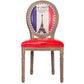 Solid Wood Country Style Dining Room Chair Matte Finish King Louis Back Side Chair Red 1 Piece Clearhalo ' kitchen&dining_furn' 'Dining Chairs' 'Dining Tables & Seating' 'dining_chair' 'furn' 'furn_dining_chair' 'Furniture' 'furniture_dining_chair' 'Kitchen & Dining Furniture' 'kitchen' 3643839