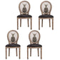 Solid Wood Country Style Dining Room Chair Matte Finish King Louis Back Side Chair Dark Brown 4 Piece Set Clearhalo ' kitchen&dining_furn' 'Dining Chairs' 'Dining Tables & Seating' 'dining_chair' 'furn' 'furn_dining_chair' 'Furniture' 'furniture_dining_chair' 'Kitchen & Dining Furniture' 'kitchen' 3643844